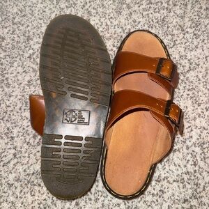 Dr. Martens Tan Leather Sandals